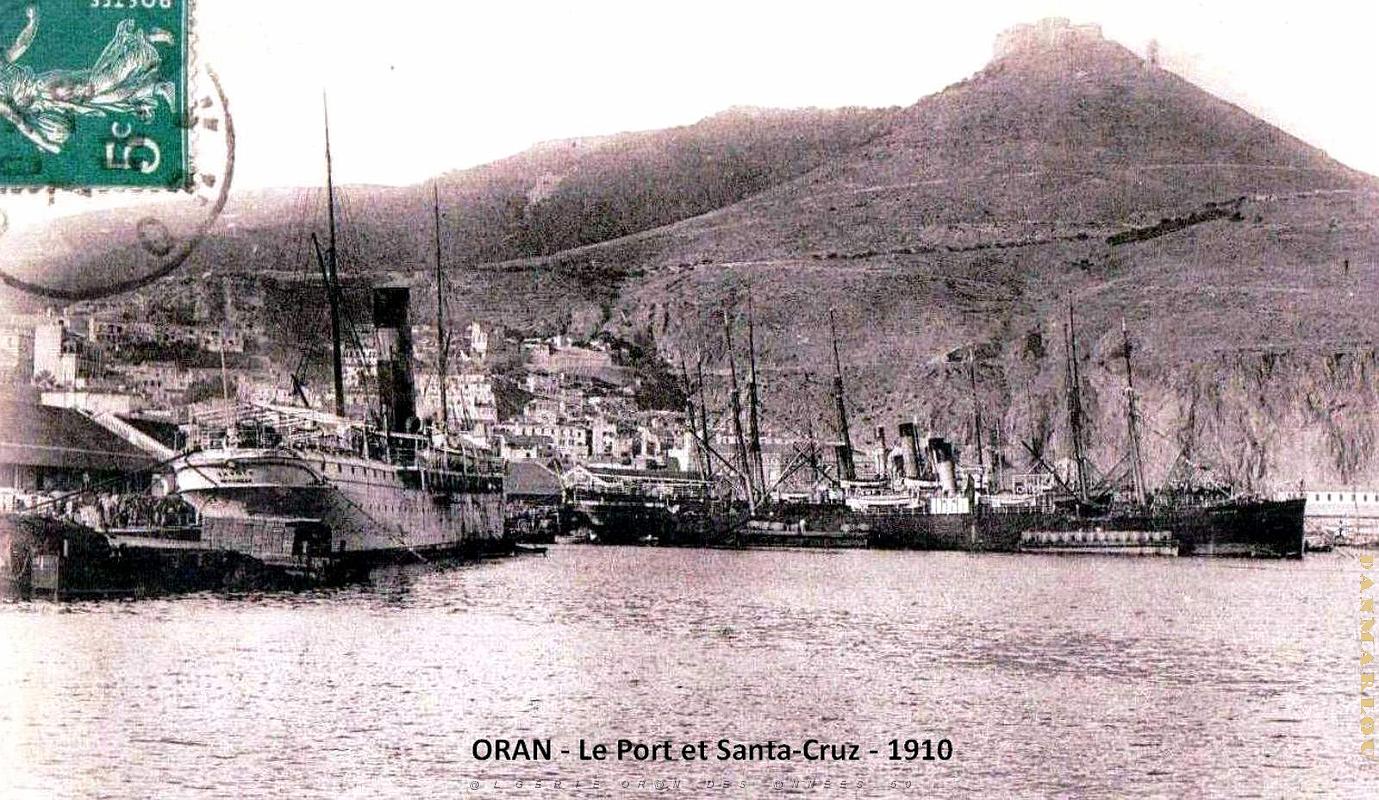 Oran - Port et Santa-Cruz - 1910.jpg